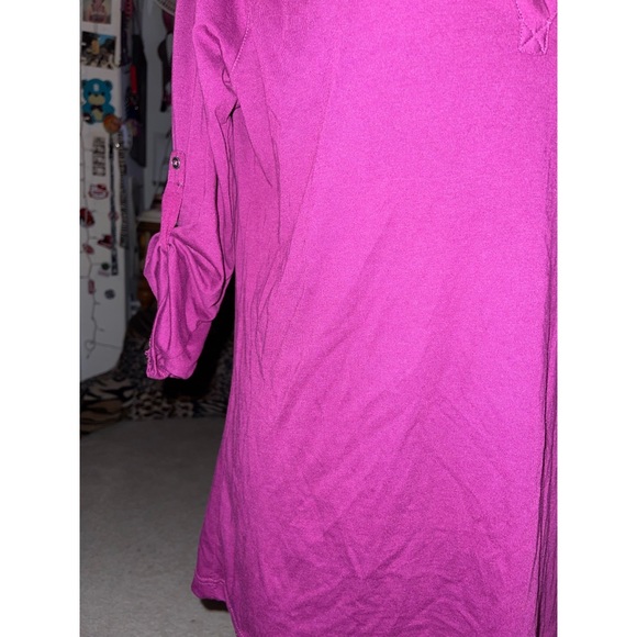 Women’s Purple G.H. Bass & Co. Long Sleeve Blouse 💜 - Picture 4 of 11